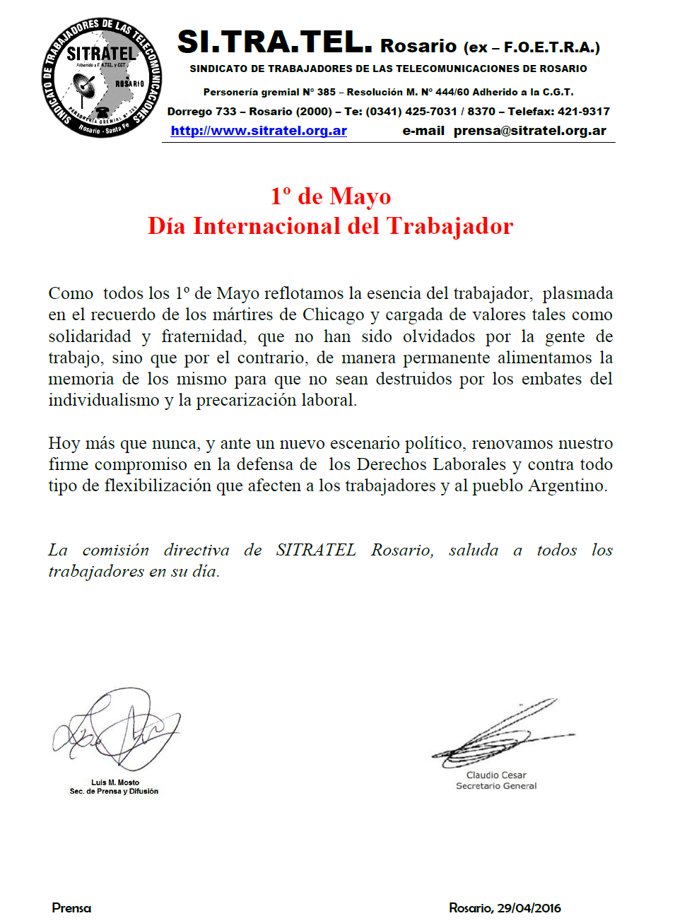 día internacional