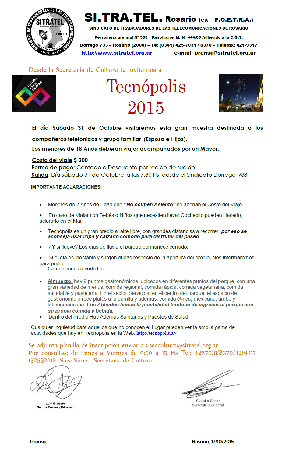 TECNOPOLIS 2015