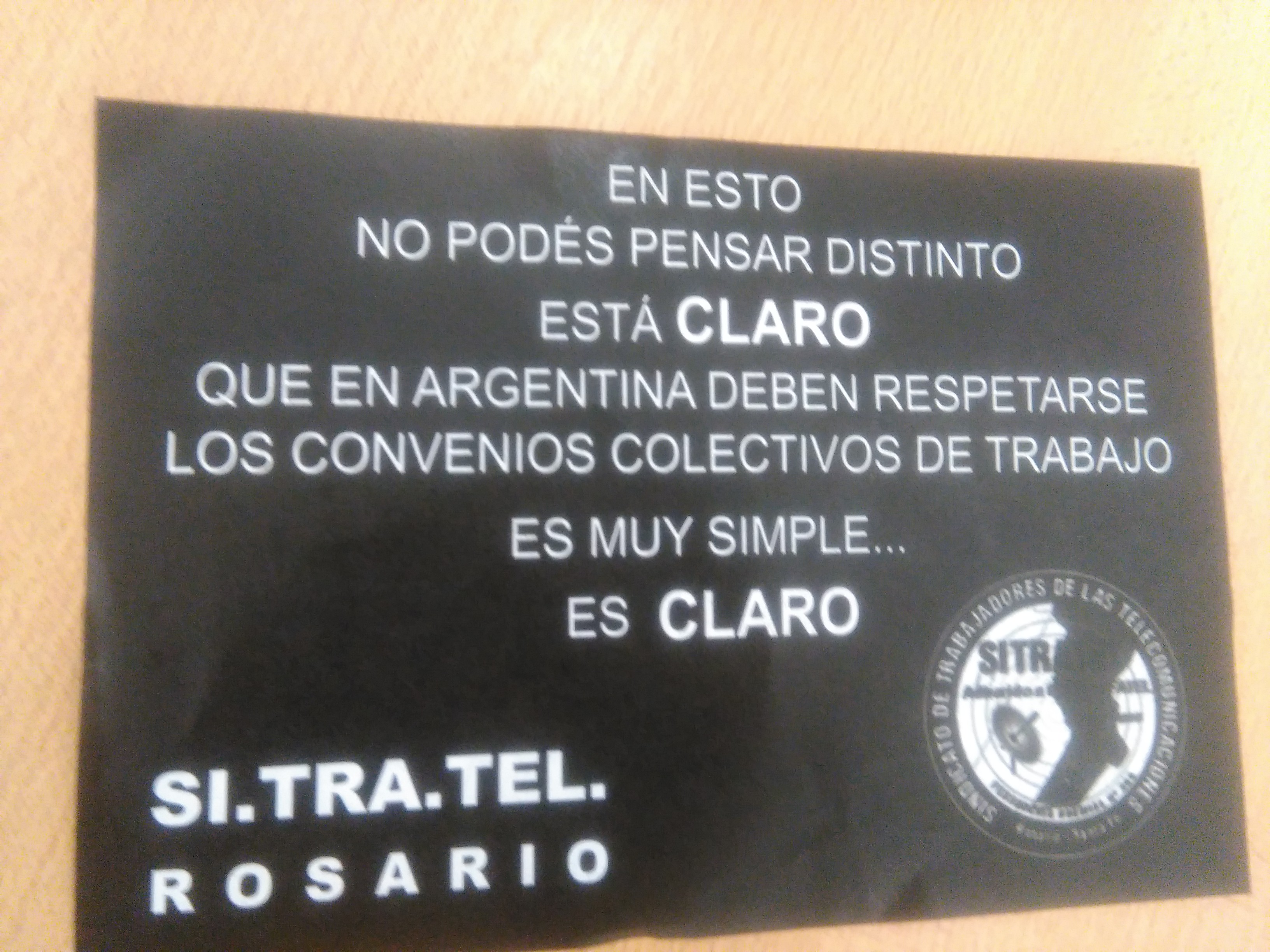 Jornada de Protesta en CLARO