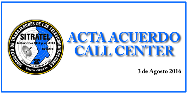 Acta Acuerdo 2016 – CALL