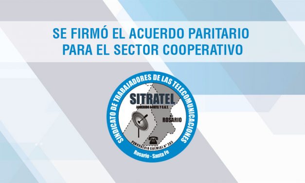 Se firmó el Acuerdo Paritario para el Sector Cooperativo