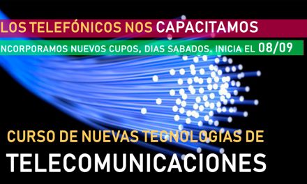 Curso de Nuevas Tecnologías de Telecomunicaciones: agregamos nuevos cupos