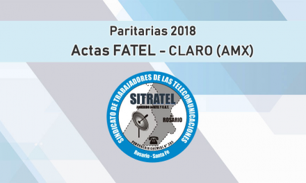 Paritarias 2018. Acta Salarial FATEL – CLARO (AMX)
