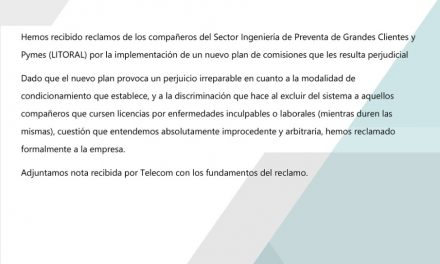 PYMES Y GC – RECLAMAMOS EL COMISIONAMIENTO