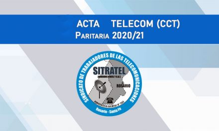 PARITARIA 20/21: Acta SITRATEL- TELECOM (CCT)