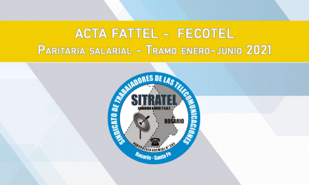 Paritaria 2021  – Acuerdo FATTEL – FECOTEL