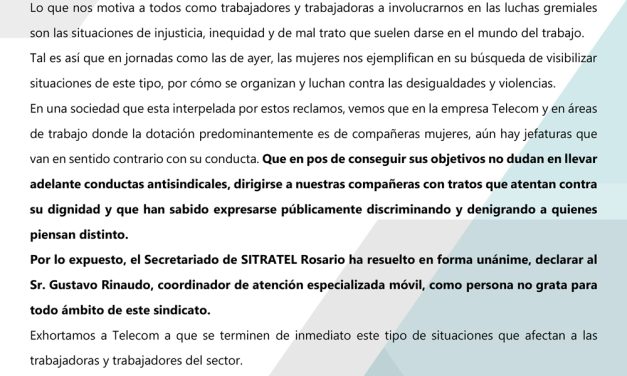 Declaración de persona no grata